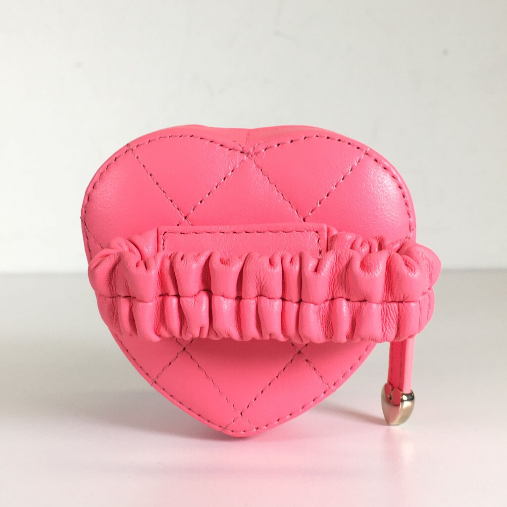 Chanel Heart Coin Purse Wristlet