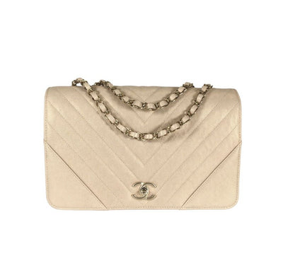 Chanel Chevron Statement Flap