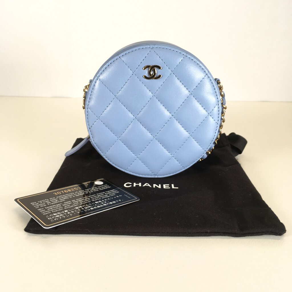 Chanel Round Clutch with Chain