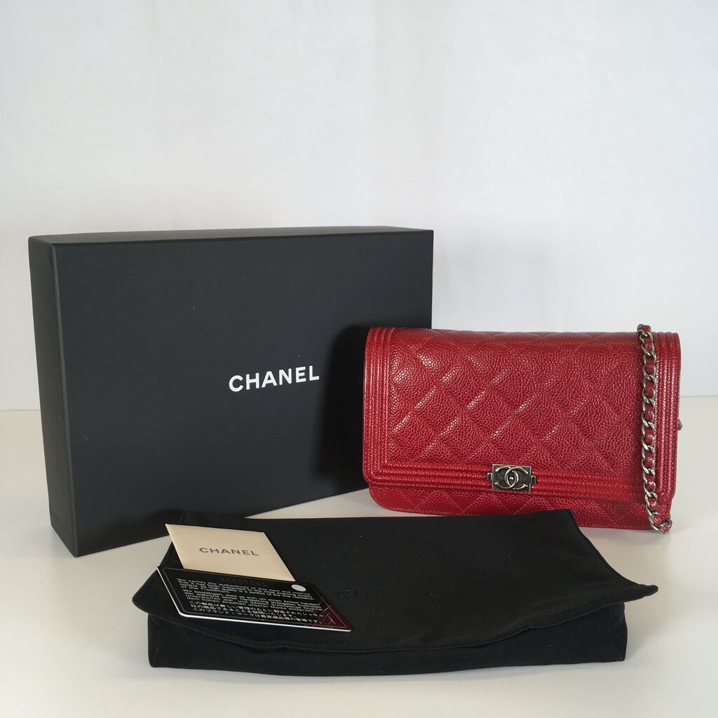 Chanel Boy Wallet on Chain