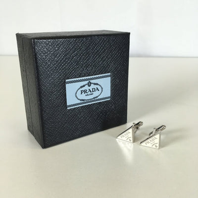 Prada 925 Sterling Silver Cufflinks