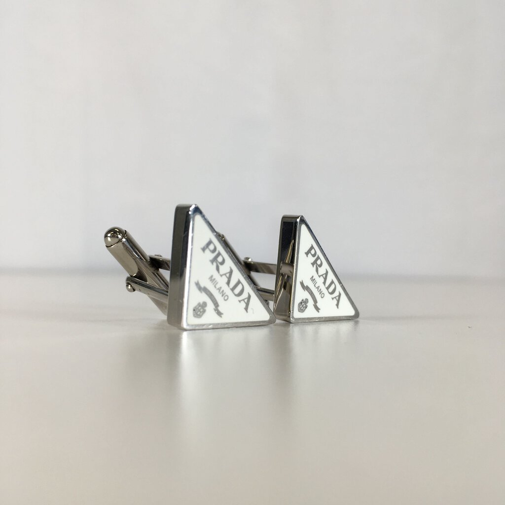 Prada 925 Sterling Silver Cufflinks