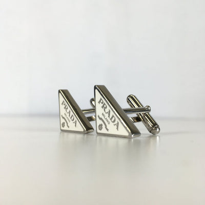 Prada 925 Sterling Silver Cufflinks