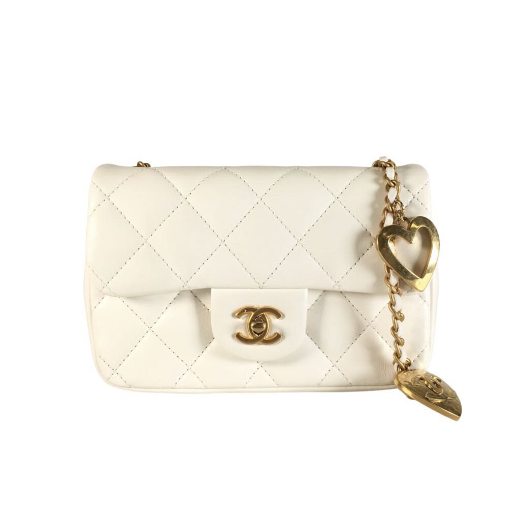 Chanel Heart Charms Mini Flap