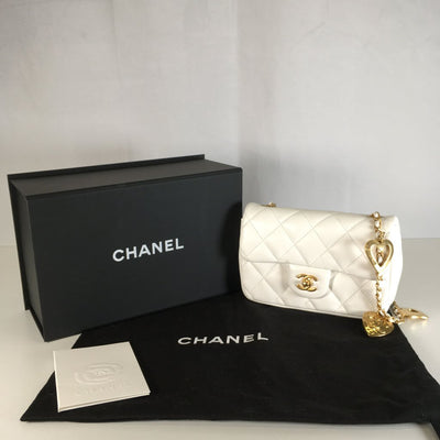 Chanel Heart Charms Mini Flap