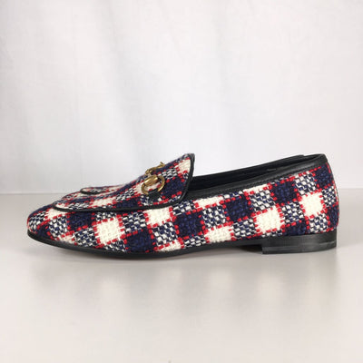 Gucci Horsebit Tweed Loafers