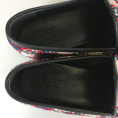 Gucci Horsebit Tweed Loafers