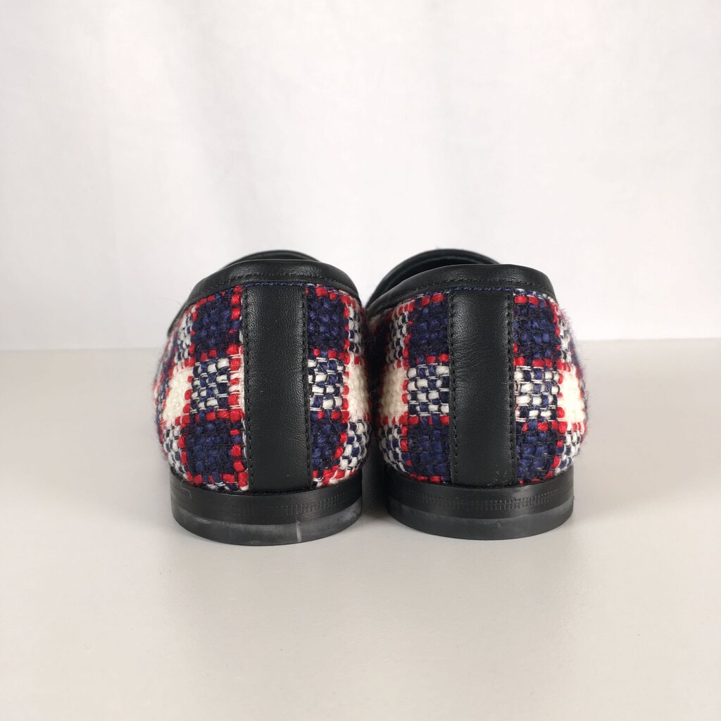 Gucci Horsebit Tweed Loafers