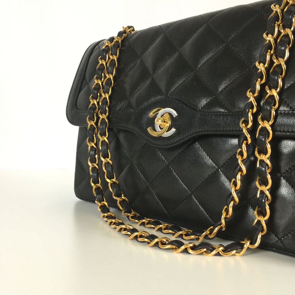 Chanel Vintage Paris 2 Toned Flap