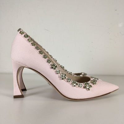 Dior Crystal Garland Pumps 36