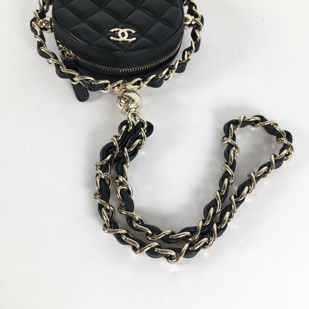 Chanel Rotating Circle Clutch