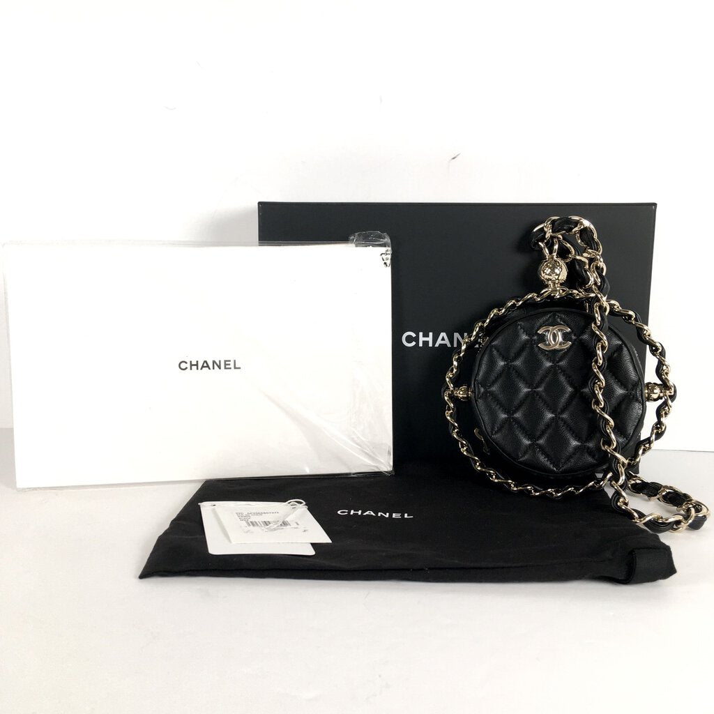 Chanel Rotating Circle Clutch