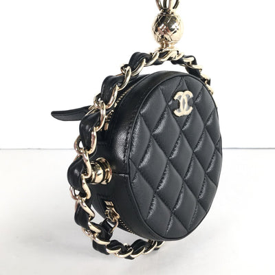 Chanel Rotating Circle Clutch