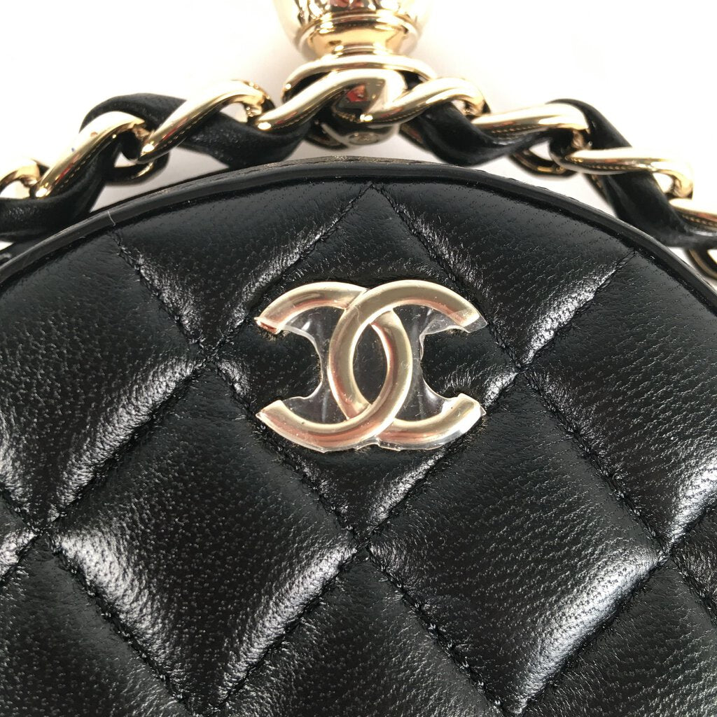 Chanel Rotating Circle Clutch