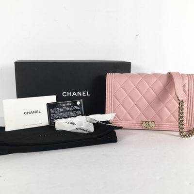 Chanel Boy Wallet on Chain