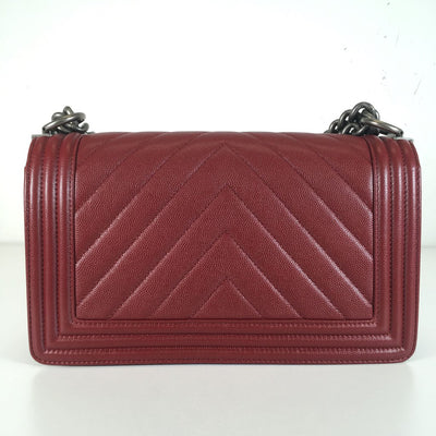 Chanel Chevron Boy Bag