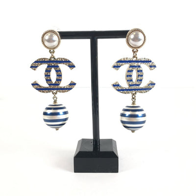 Chanel Nautical Pearl CC Earrings