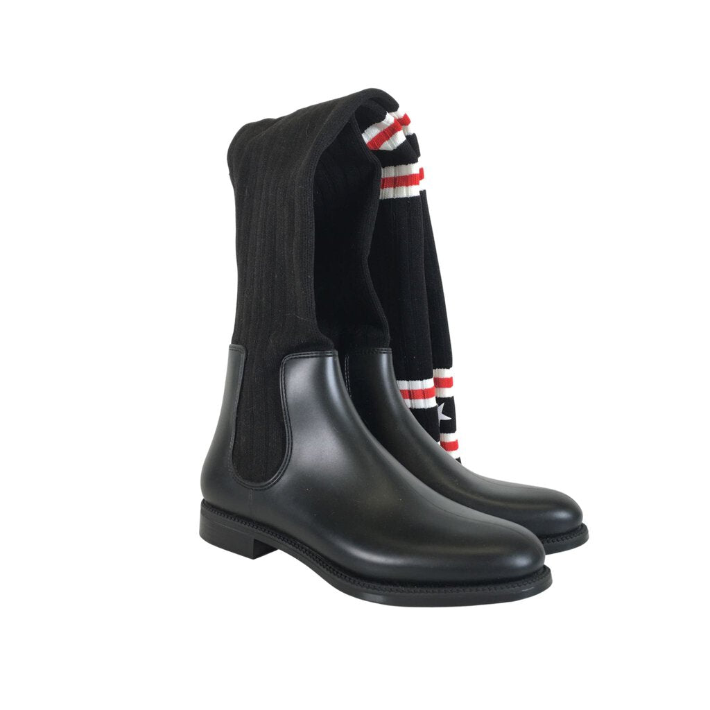 Givenchy Storm Rubber Knit Boots