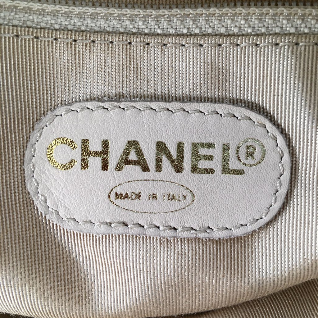 Chanel Vintage Logo Tote