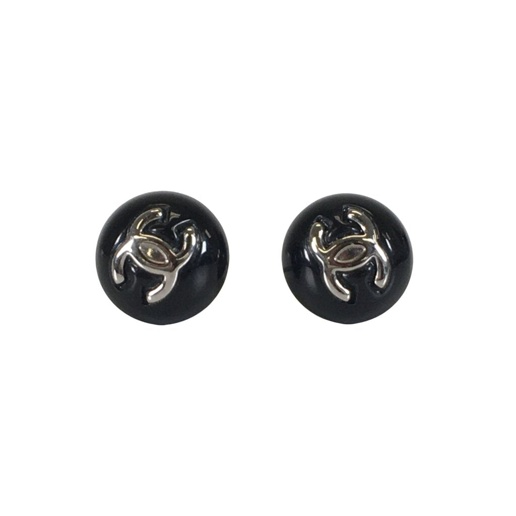 Chanel Logo Round Earstuds