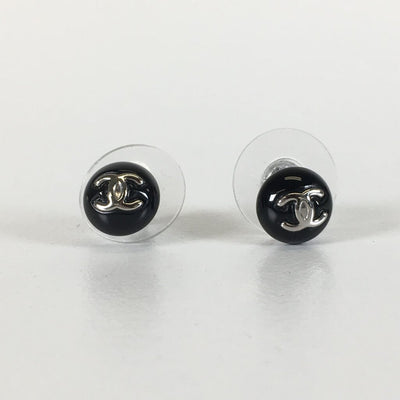 Chanel Logo Round Earstuds