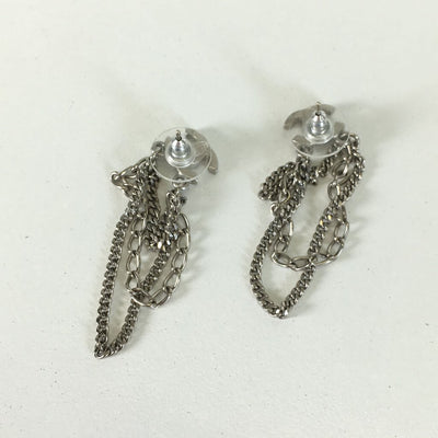 Chanel Chain Drop Earrings