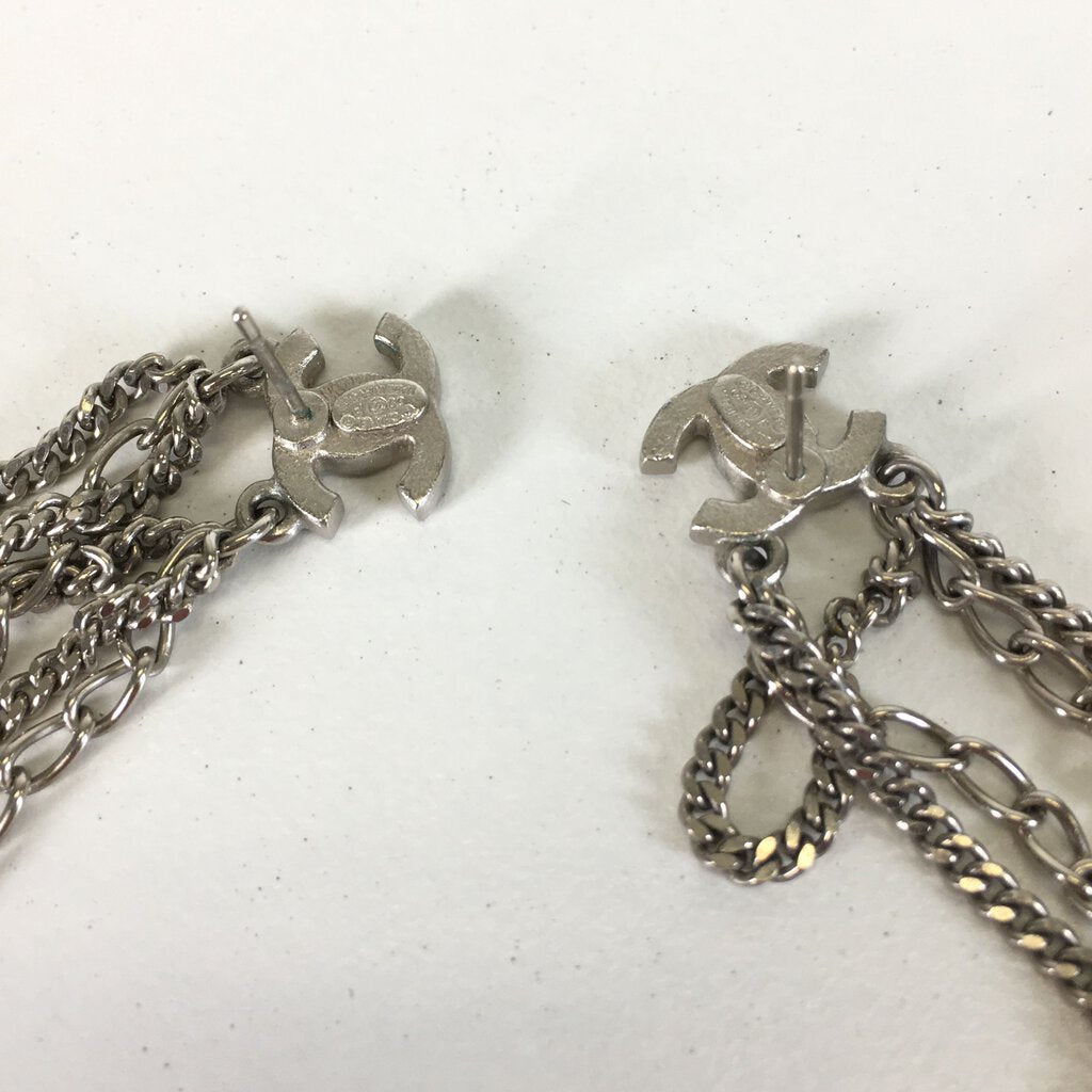 Chanel Chain Drop Earrings