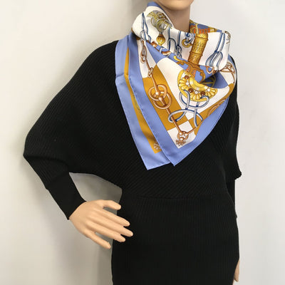 Hermes Silk Scarf