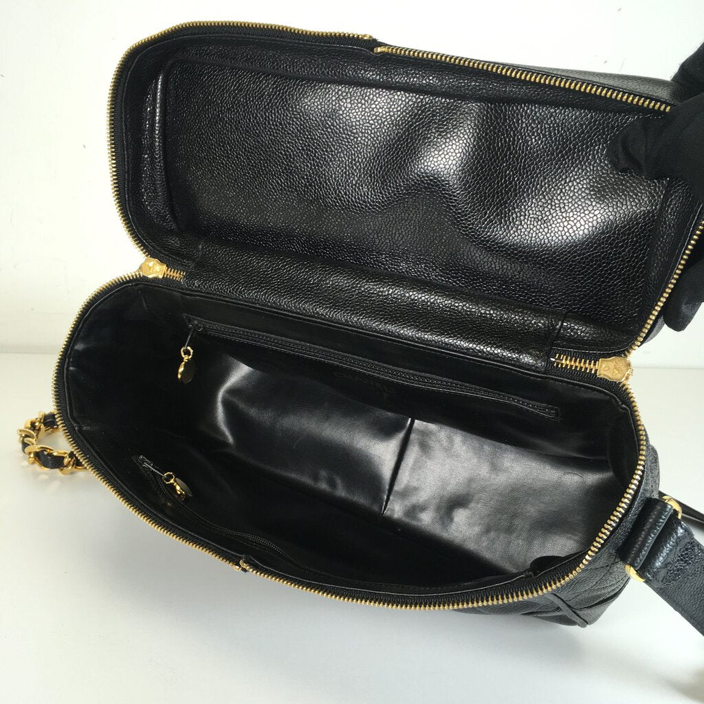 Chanel Vintage Vanity Train Case Shoulder Bag