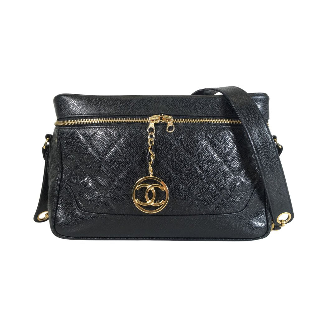 Chanel Vintage Vanity Train Case Shoulder Bag