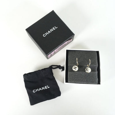 Chanel Pearl Dangle Earrings