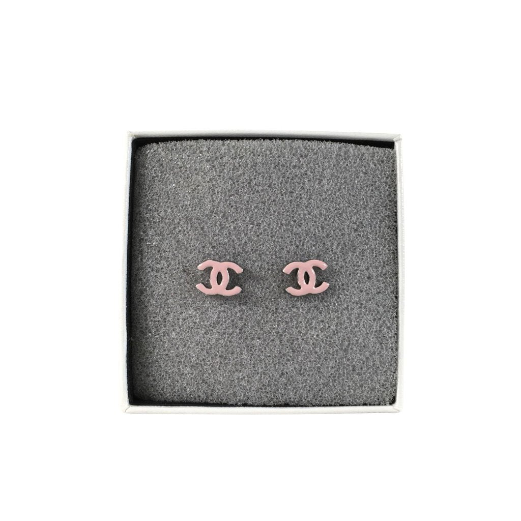 Pink CC Earrings