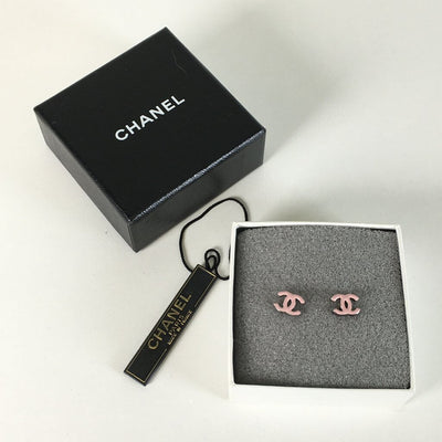 Pink CC Earrings