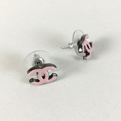 Pink CC Earrings