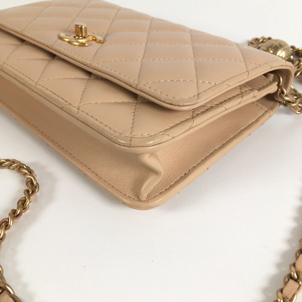 Chanel Pearl Crush Wallet on Chain (WOC)