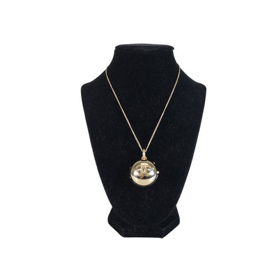 Chanel Ball Locket Pendant Necklace