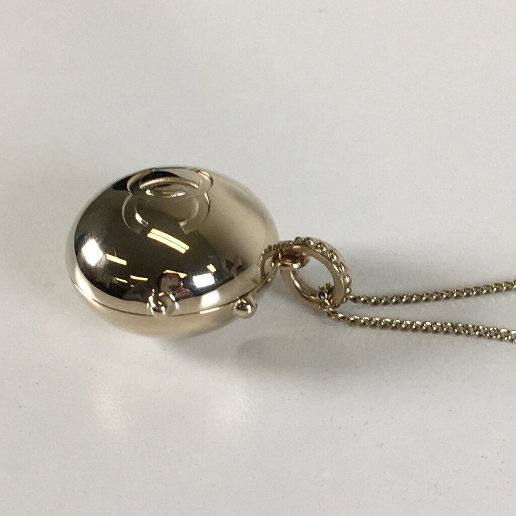 Chanel Ball Locket Pendant Necklace