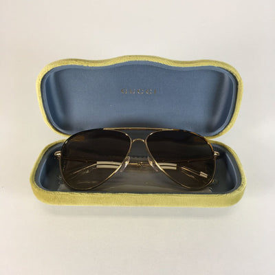 Gucci Bamboo Aviator Sunglasses