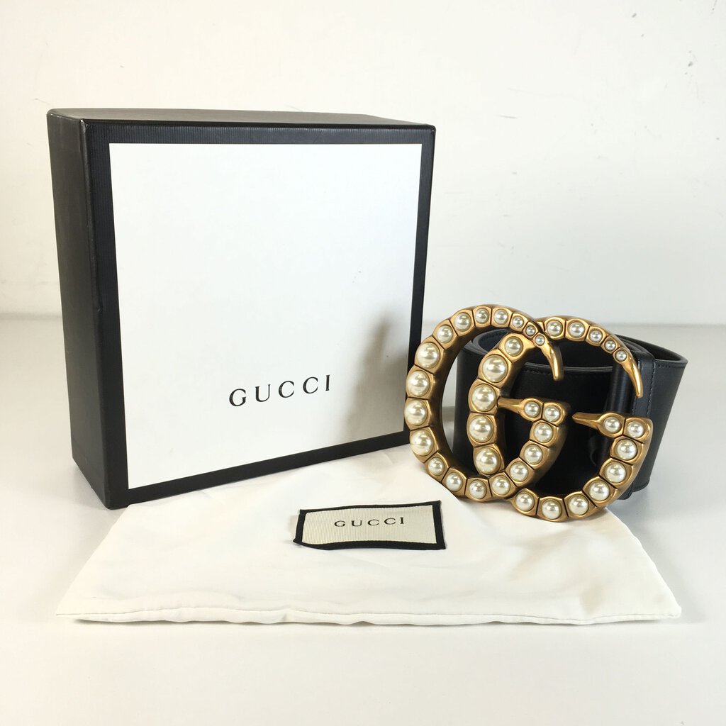 Gucci Pearl Large Belt