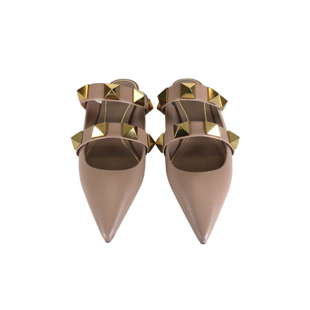 Valentino Roman Stud Flat Mules