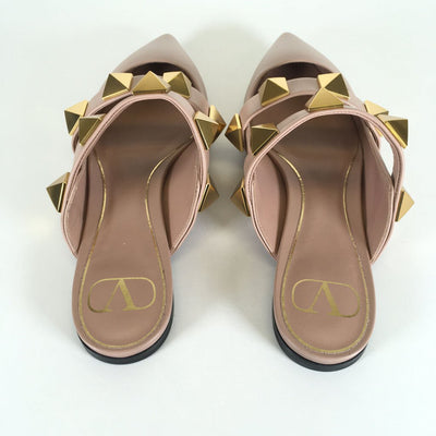 Valentino Roman Stud Flat Mules