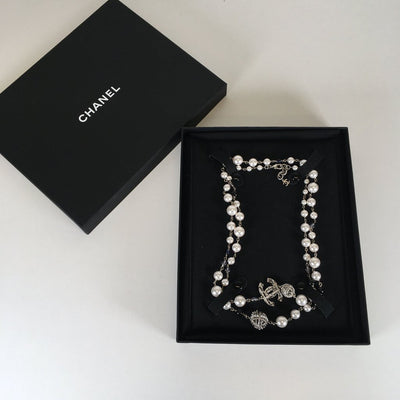 Chanel Pearl Long Necklace