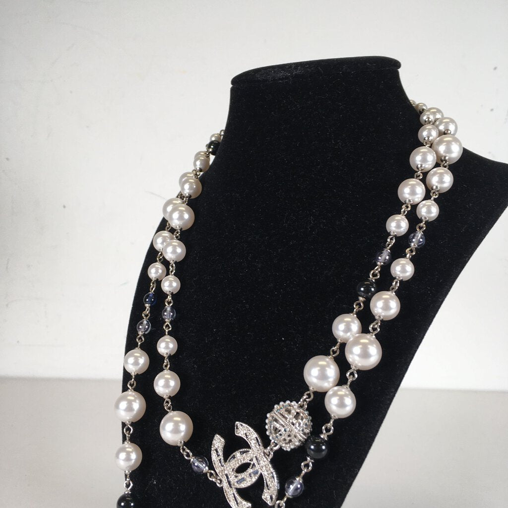 Chanel Pearl Long Necklace