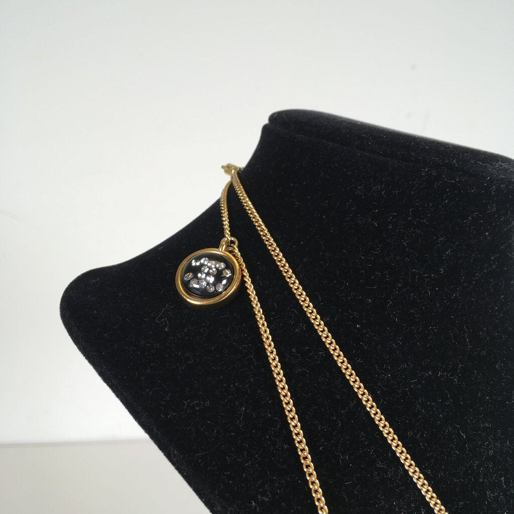 Chanel 9 Motif Gold Necklace