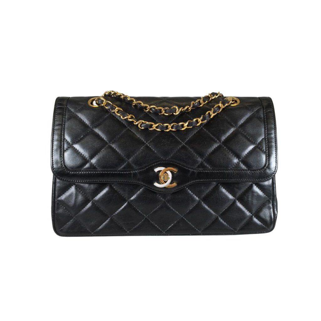 Chanel Vintage Paris 2 Toned Flap