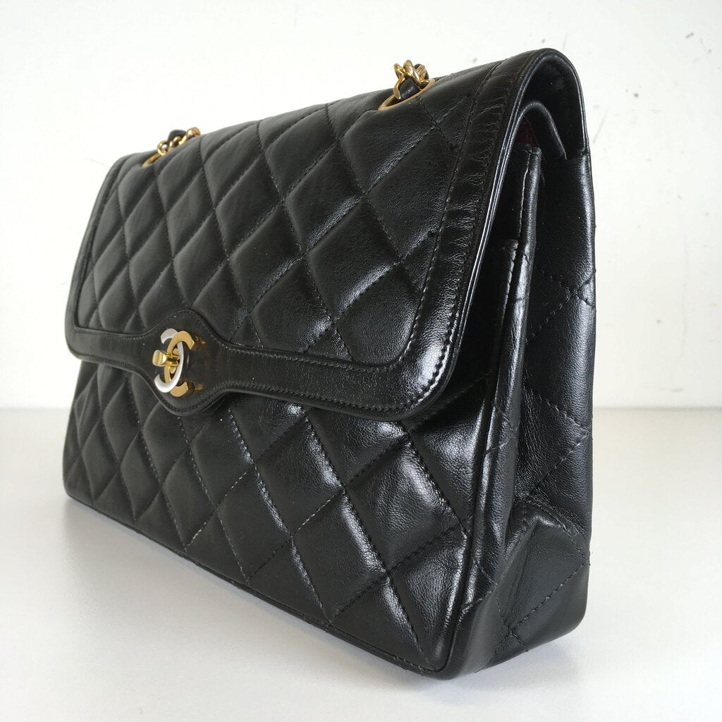 Chanel Vintage Paris 2 Toned Flap