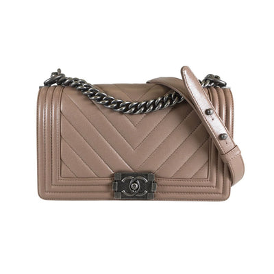 Chanel Chevron Boy Bag