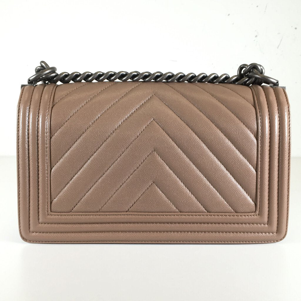 Chanel Chevron Boy Bag