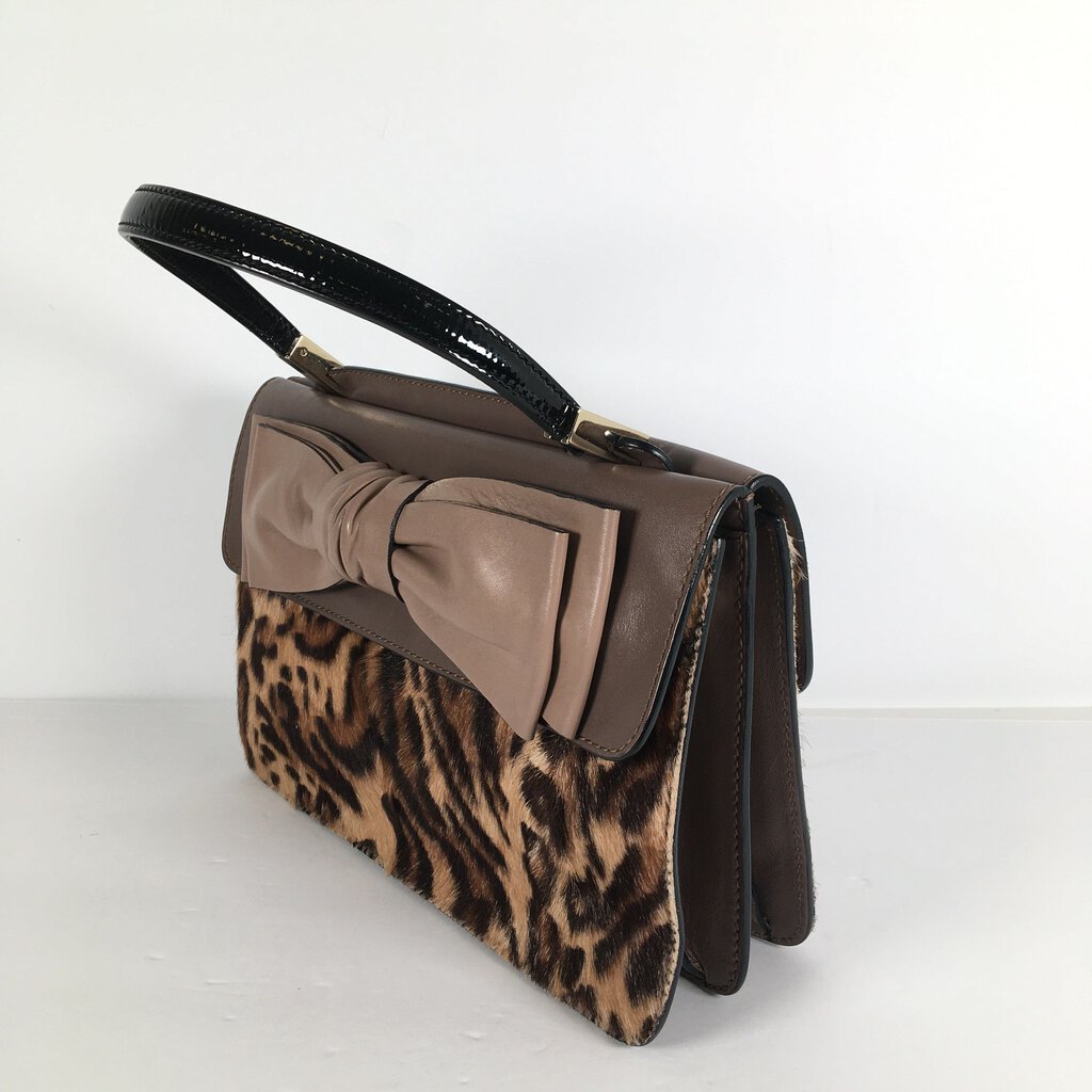 Valentino Leopard Top Handle