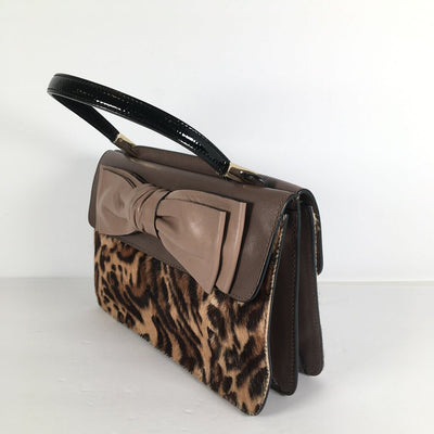 Valentino Leopard Top Handle